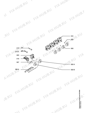 Взрыв-схема плиты (духовки) Aeg CE30002-1-M1 - Схема узла Functional parts 267